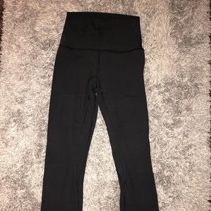 Lululemon black aligned leggings size 4